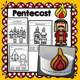 Pentecost craft, headband, Pentecost color by number, and 