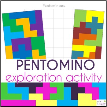 Preview of Pentomino Exploration Team Building | Back to School Math Activity