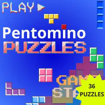 Preview of Pentomino Puzzles: Fun Challenges for Young Learners ages 6-10