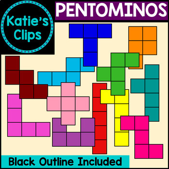 Preview of Pentominos Clipart