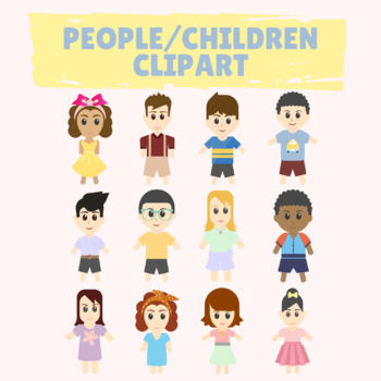 a lot of people clipart for kids