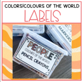 People Colours of The World Labels (Colours and Colors)