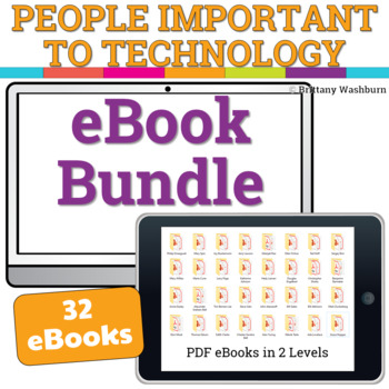 Preview of People Important to Technology Booklets Bundle