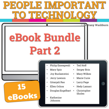 Preview of People Important to Technology Booklets Bundle Part 2