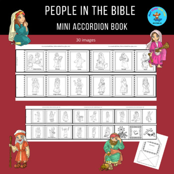 People In The Bible - mini accordion book by Edutime | TPT