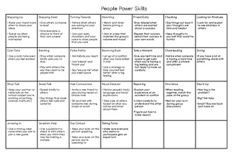 Preview of People Power Skills:Grid