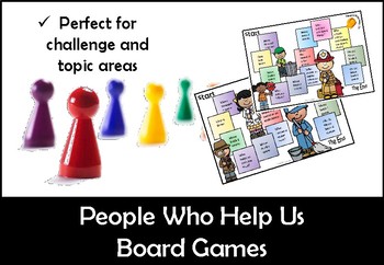 Preview of People Who Help Us Board Games
