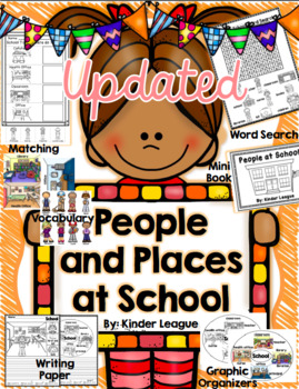 Preview of People and Places at School- A Welcome to School mini-unit by Kinder League