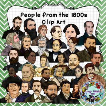 People from the 1800s Clip Art by Lovely Jubblies Teach | TPT