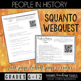 People in History Webquest: Squanto