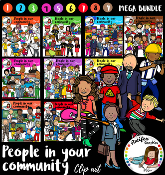 Preview of People in our community- MEGA  BUNDLE