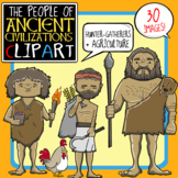 People of Ancient Civilizations Clip Art: Agriculture + Hu