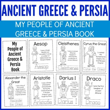 Preview of People of Ancient Greece Booklet