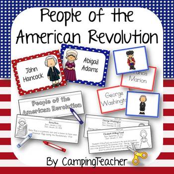 Preview of People of the American Revolution Social Studies