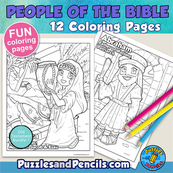 people of the bible coloring pages