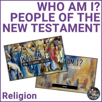 Preview of People of the New Testament | Who Am I? | Bible Guessing Activity | PPT