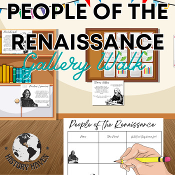 Preview of People of the Renaissance Gallery Walk - Scavenger Hunt - Important People