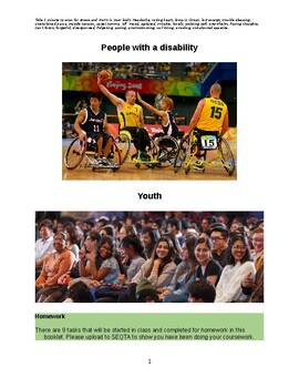 Preview of People with a disability and Youth - community and family studies