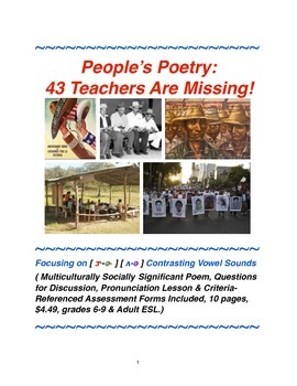 Preview of Social Justice: People's Poetry & ESL Speech Skills, 43 Teachers Are Missing!