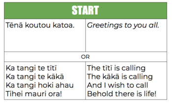 Preview of Pepeha (Maori introduction) templates