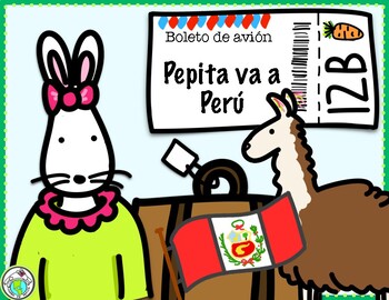 Preview of Pepita va a Perú Culture Activity Pack Printable Minibook Spanish Resources