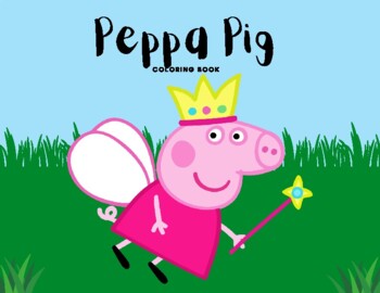 Preview of Peppa Pig 40 Coloring Pages