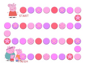 Peppa Pig Behavior Sticker Chart Pdf Printable By Courtney R Tpt