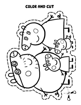 Speed Coloring Peppa Pig Activity Pages! Family Fun Activities for