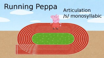 Preview of Peppa Pig theme EDITABLE interactive PowerPoint game template distance learning