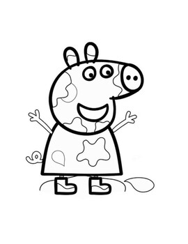 Peppa pig coloring book pdf by Teacher John k | TPT