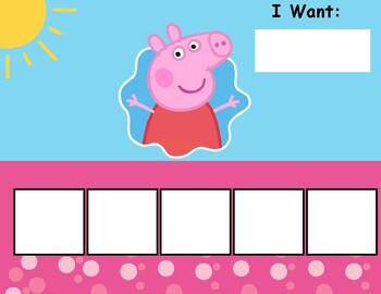 Preview of Peppa pig token board & tokens