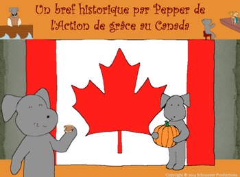 Preview of Pepper's Short History of Canadian Thanksgiving for French Speakers