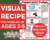 Peppermint Fudge Visual Recipe for Toddlers, Homeschool Ho