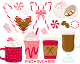 Peppermint Mocha Clipart - SVG, PNG, EPS Images - Coffee H