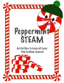 Preview of Elementary Christmas STEM/STEAM Activities!