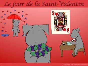 Preview of Valentine's Day History with French by Pepper