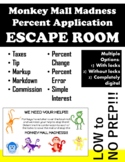Percent Application Escape Room (Digital and Printable Breakout)