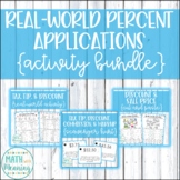 Percent Applications Activity Mini-Bundle - 3 Fun Real Wor