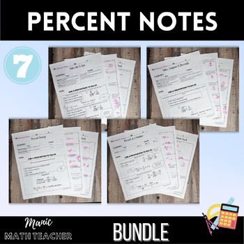 Preview of Percent Bundle - Lesson