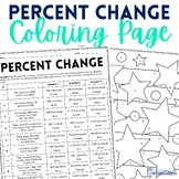 Percent Change Coloring Worksheet