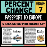 Percent Change | Passport Activity | Word Problems | 7th G