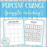 Percent of Change Puzzle Activity Percent Increase and Decrease