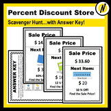 Percent Discount "Sale Price" Scavenger Hunt