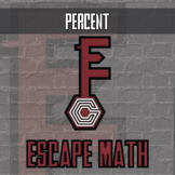 Percent Escape Room Activity - Printable & Digital Game
