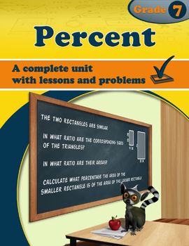 Preview of Percent: Grade 7 (Distance Learning)
