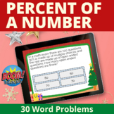 Percent Of A Number Boom Cards Christmas