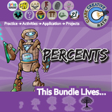 Percent Unit Bundle - Pre-Algebra Curriculum - Distance Le