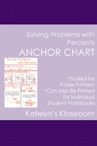 Percent Problems Anchor Chart