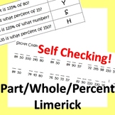 Percent Problems: Find the Part / Whole / Percent Practice