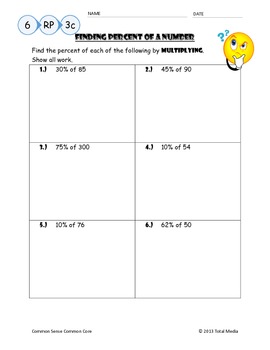using proportions to solve percent problems worksheets